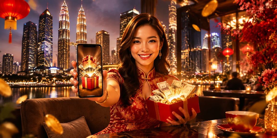 Pengguna mengakses platform mudah alih winmy6 di Kuala Lumpur